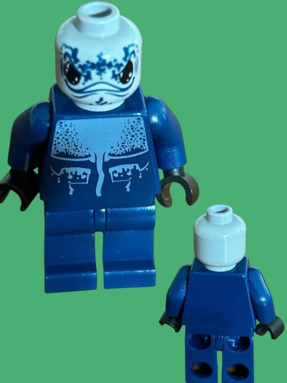 LEGO Personnage Atlantis Minifig Manta Warrior Ref atl003 Set 8077 8073 8075